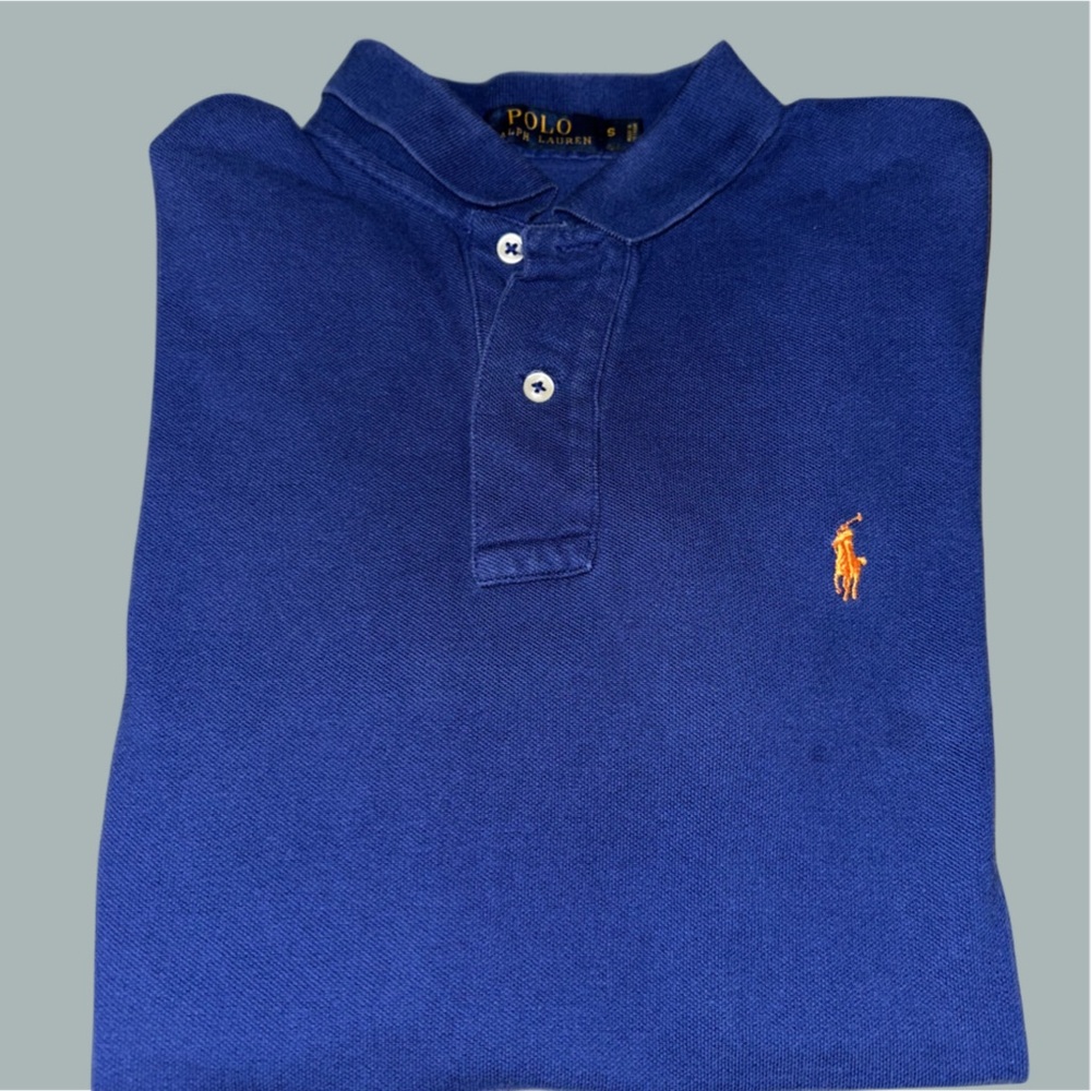 Polo by Ralph Lauren blue collared shirt - Vintage - 90s